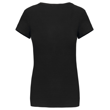 T-shirt col rond slim femme noir 160 g/m² – Kariban – vue 2