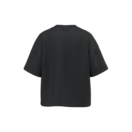 T-shirt écoresponsable boxy épaules tombantes Noir Native Spirit – vue 2