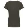 T-shirt col rond femme slim Dark Khaki Kariban – vue 2