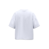 T-shirt écoresponsable boxy épaules tombantes femme Blanc Native Spirit – vue 2