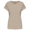 T-shirt col rond slim femme beige 160 g/m² – Kariban