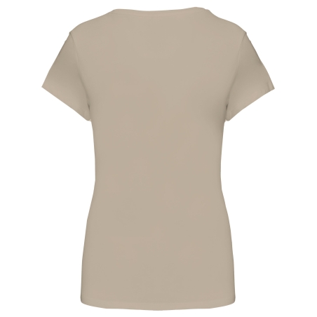 T-shirt col rond slim femme beige 160 g/m² – Kariban – vue 2