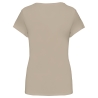 T-shirt col rond slim femme beige 160 g/m² – Kariban – vue 2