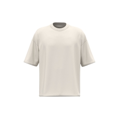T-shirt oversize écoresponsable ivoire Native Spirit 250 g/m²