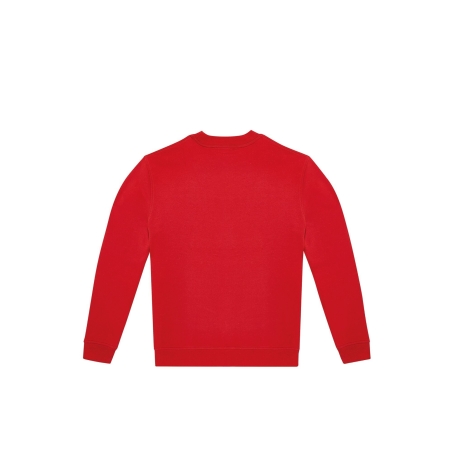 Sweat-shirt col rond unisexe Rouge ID.332 B&C – vue 2