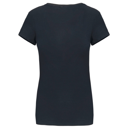 T-shirt col rond femme slim marine 160 g/m² Kariban – vue 2