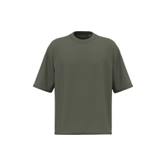 T-shirt oversize écoresponsable vert kaki unisexe Native Spirit