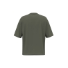 T-shirt oversize écoresponsable vert kaki unisexe Native Spirit – vue 2