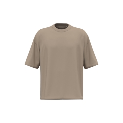 T-shirt oversize écoresponsable beige Native Spirit