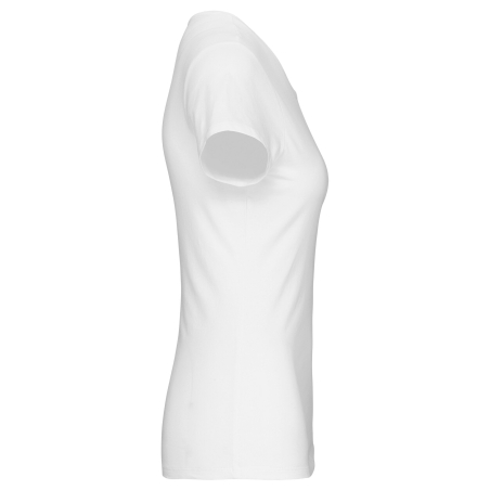 T-shirt col rond slim femme Blanc Kariban – 160 g/m² – vue 3