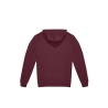 Sweat-shirt capuche bordeaux unisexe ID.333 B&C – vue 2