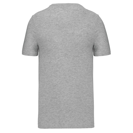 T-shirt col V slim manches courtes gris homme Kariban – vue 2