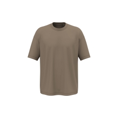 T-shirt oversize écoresponsable Marron Native Spirit