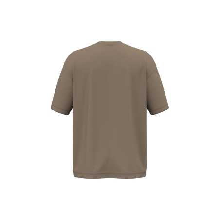 T-shirt oversize écoresponsable Marron Native Spirit – vue 2