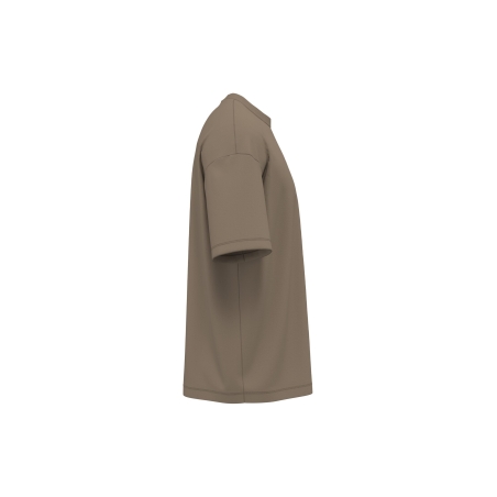 T-shirt oversize écoresponsable Marron Native Spirit – vue 3