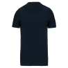 T-shirt col V slim manches courtes marine Kariban – vue 2