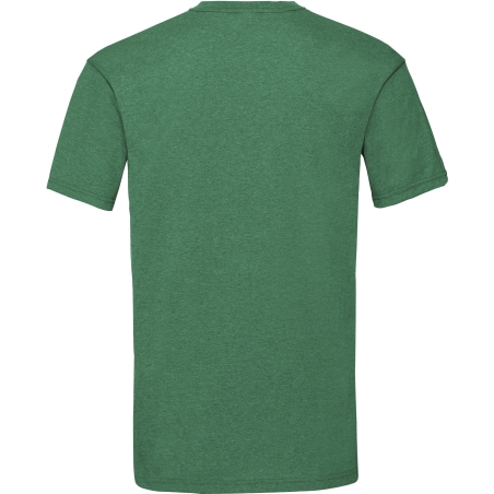 T-shirt homme Valueweight Vert Retro Heather Green Fruit of the Loom – vue 2