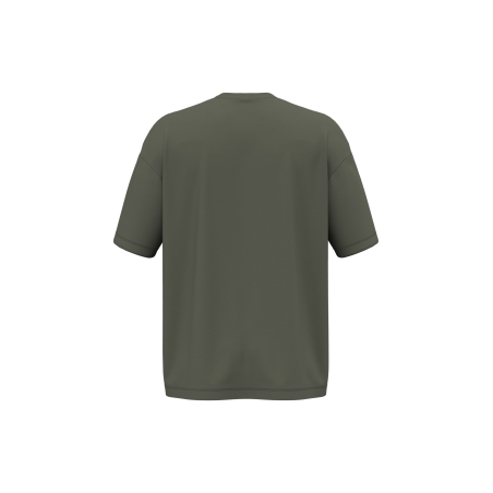 T-shirt oversize écoresponsable Vert Organic Khaki Native Spirit – vue 2