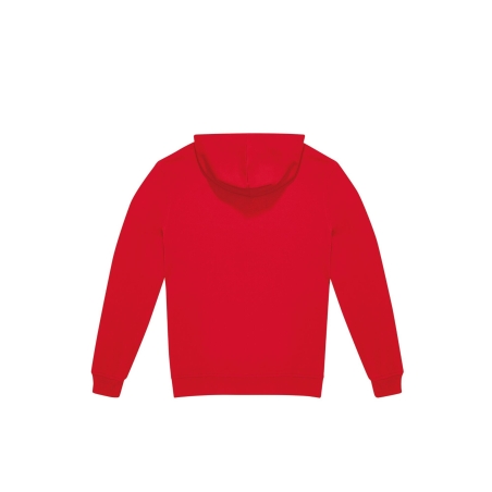 Sweat-shirt à capuche ID.333 unisexe Rouge B&C – vue 2
