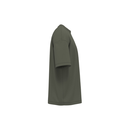 T-shirt oversize écoresponsable Vert Organic Khaki Native Spirit – vue 3