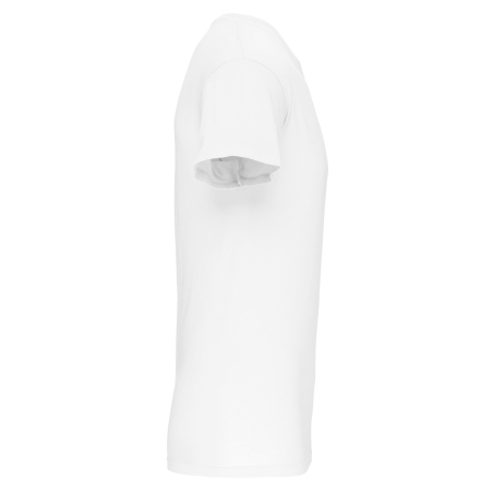 T-shirt col V slim manches courtes blanc Kariban – vue 3