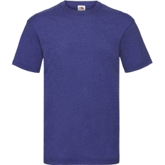 T-shirt homme Valueweight Bleu Retro Heather Royal – Fruit of the Loom