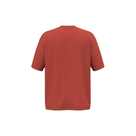 T-shirt oversize écoresponsable Rouge Paprika Native Spirit – vue 2