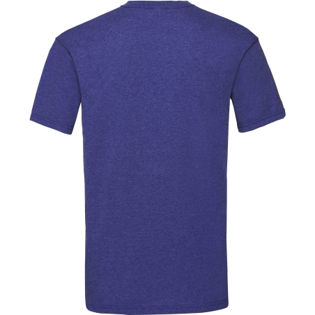 T-shirt homme Valueweight Bleu Retro Heather Royal – Fruit of the Loom – vue 2