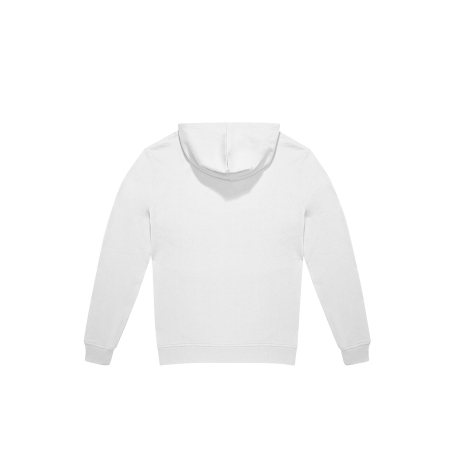 Sweat-shirt à capuche ID.333 unisexe Blanc B&C – vue 2