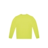 Sweat-shirt col rond vert lime B&C ID.222 – Personnalisable – vue 2