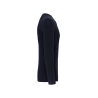 T-shirt col rond manches longues slim marine Kariban – vue 3