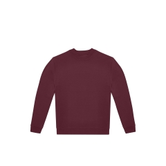 Sweat-shirt col rond bordeaux 280 g/m² B&C ID.222