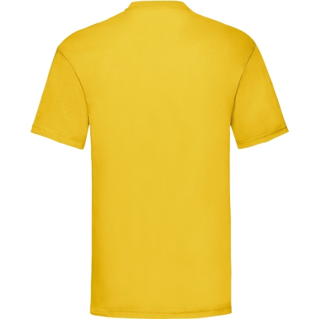 T-shirt Valueweight Jaune Sunflower Fruit of the Loom – vue 2