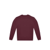 Sweat-shirt col rond bordeaux 280 g/m² B&C ID.222 – vue 2