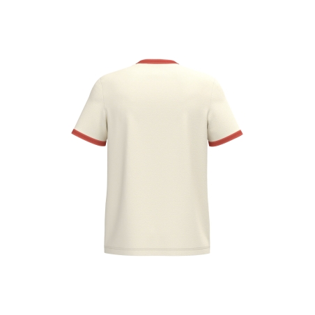 T-shirt ringer écoresponsable bords contrastés effet délavé homme Blanc Native Spirit – vue 2