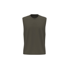 Débardeur Bio Coton Peigné Homme Dark Khaki Kariban