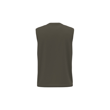 Débardeur Bio Coton Peigné Homme Dark Khaki Kariban – vue 2