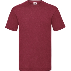 T-shirt homme Valueweight Rouge Vintage Heather Red – Fruit of the Loom