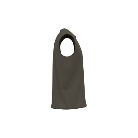 Débardeur Bio Coton Peigné Homme Dark Khaki Kariban – vue 3