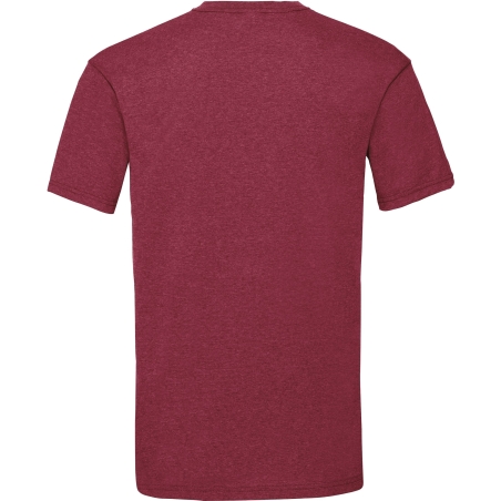 T-shirt homme Valueweight Rouge Vintage Heather Red – Fruit of the Loom – vue 2