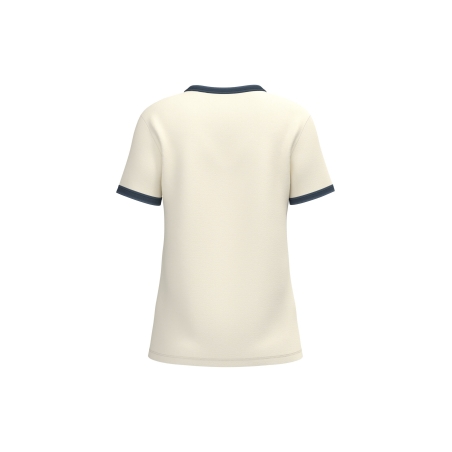 T-shirt ringer écoresponsable effet délavé femme Blanc Native Spirit – vue 2