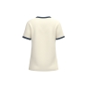 T-shirt ringer écoresponsable effet délavé femme Blanc Native Spirit – vue 2