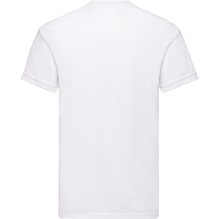 T-shirt homme Blanc Valueweight Fruit of the Loom – vue 2
