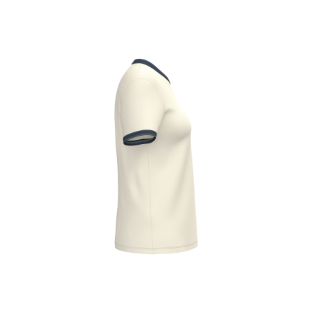 T-shirt ringer écoresponsable effet délavé femme Blanc Native Spirit – vue 3