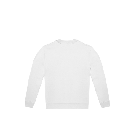 Sweat-shirt col rond blanc 280 g/m² ID.222 B&C – vue 2