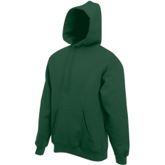 Sweat à capuche Classic Vert Bottle Green Fruit of the Loom