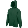 Sweat à capuche Classic Vert Bottle Green Fruit of the Loom