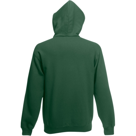 Sweat à capuche Classic Vert Bottle Green Fruit of the Loom – vue 2
