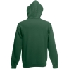 Sweat à capuche Classic Vert Bottle Green Fruit of the Loom – vue 2