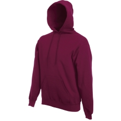 Sweat-shirt capuche Classic Bordeaux Fruit of the Loom